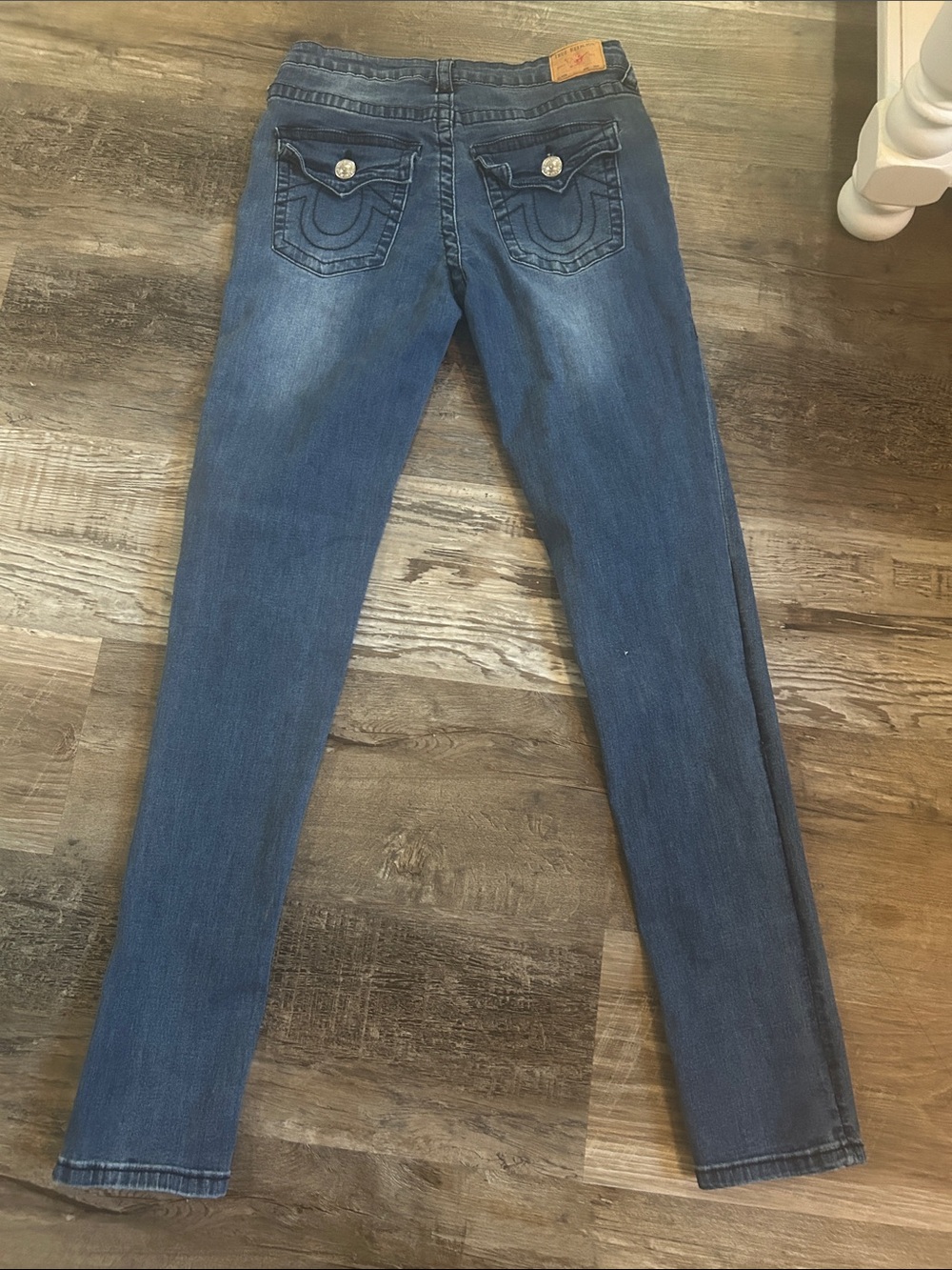Kids True Religion Skinny Jeans in Medium Blue Wash 16